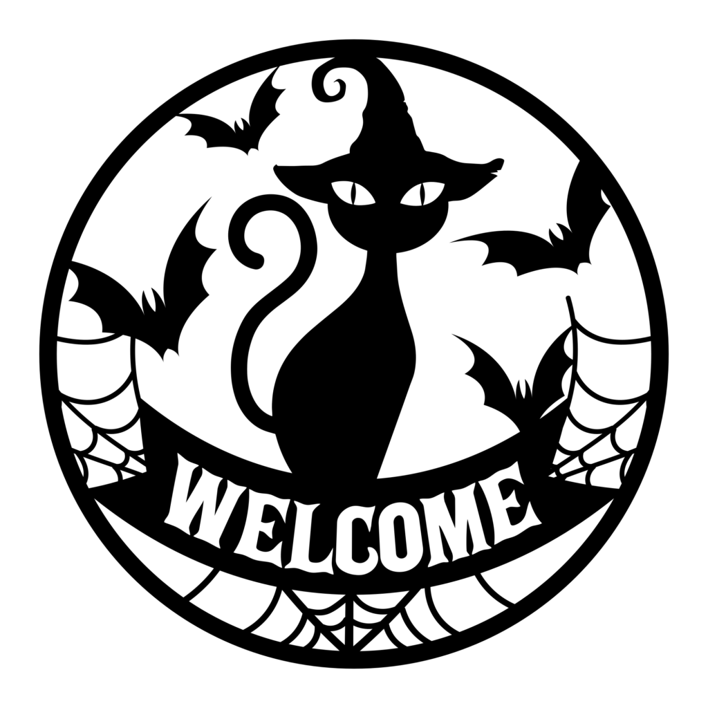 Halloween - kot wiedźmy