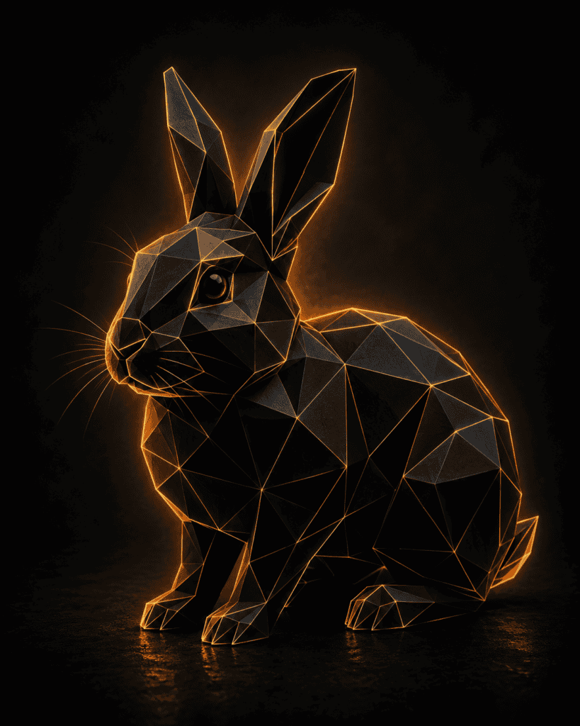Figurka kru00f3lika low poly z wu0105sami u2013 druk 3D