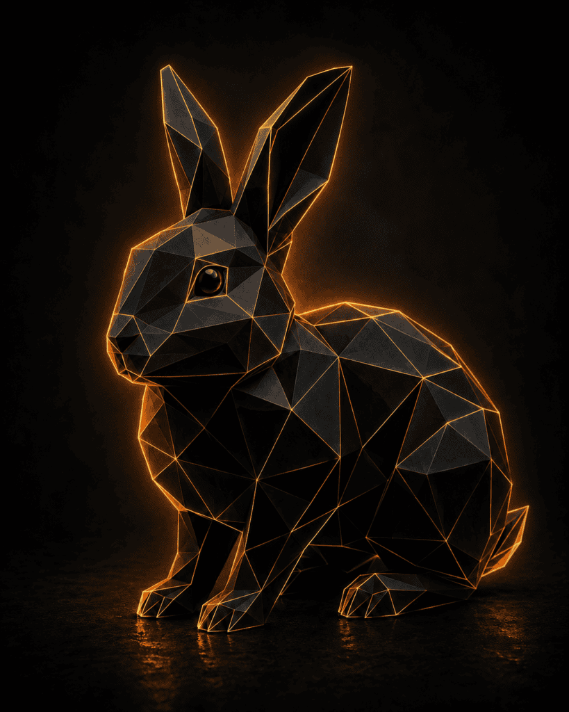 Figurka kru00f3lika low poly bez wu0105su00f3w u2013 druk 3D